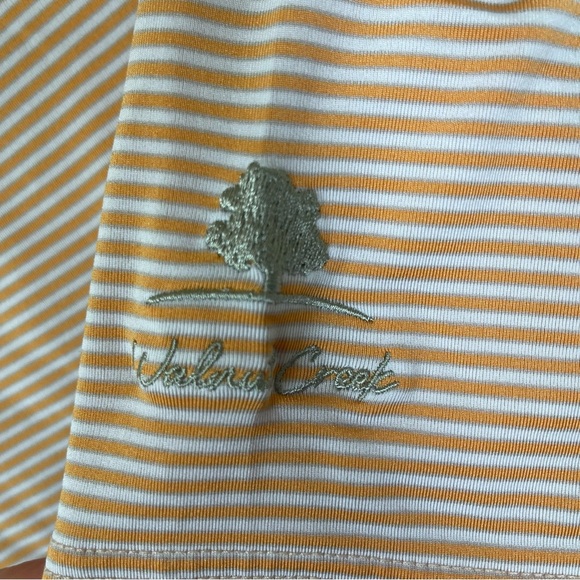 Footjoy Golf Polo Men’s Orange Striped Walnut Creek Size Large‎ - Picture 3 of 5